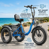 Vonride® A20 foldable aluminum alloy e-Trike