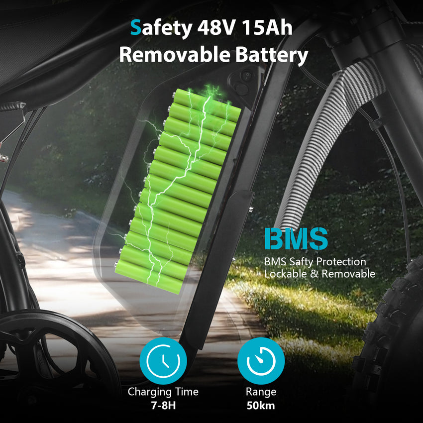 Vonride Electric Bicycle Aluminum Alloy Electric Bicycle A6